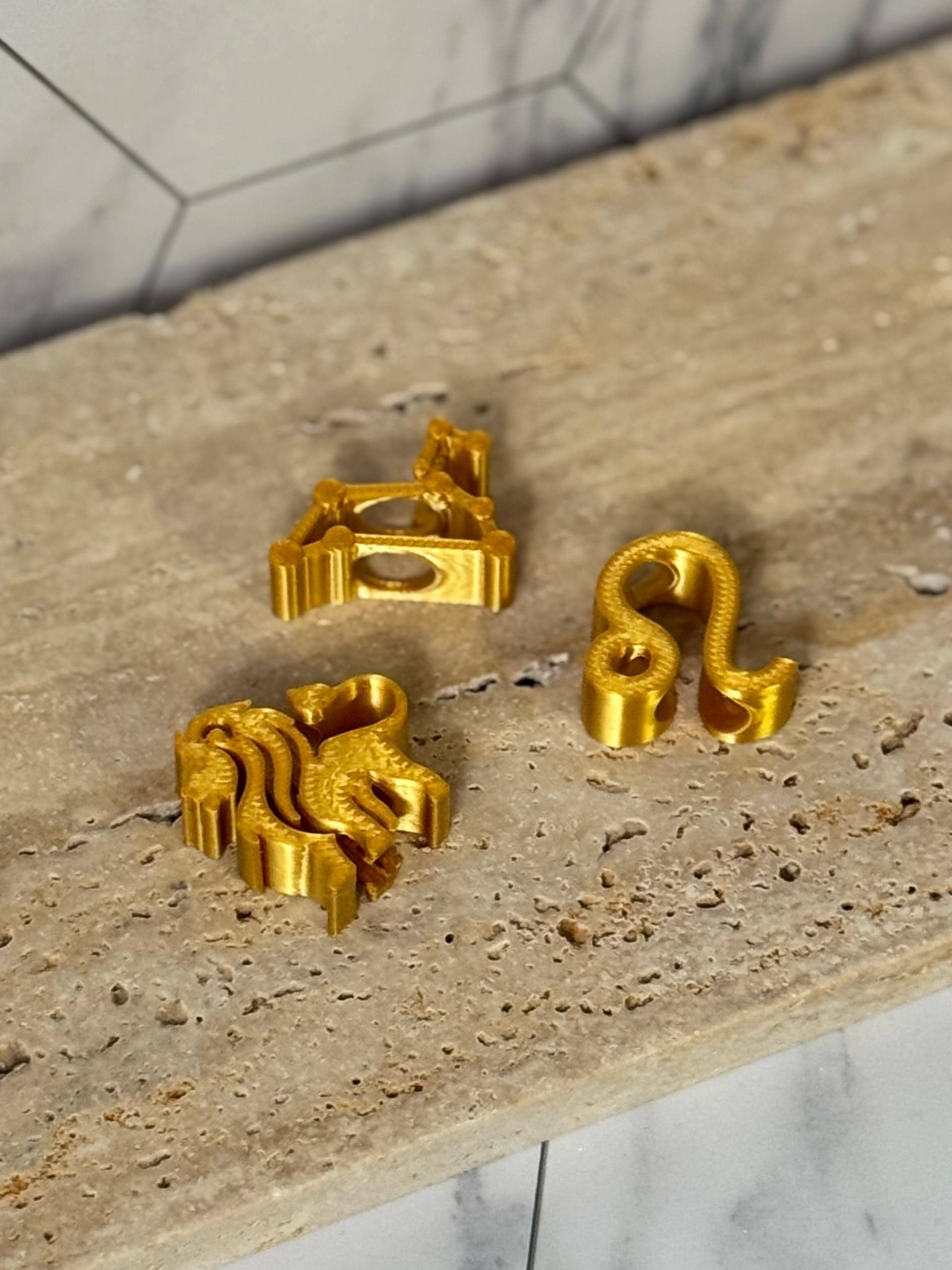 Leo Zodiac Loc Beads