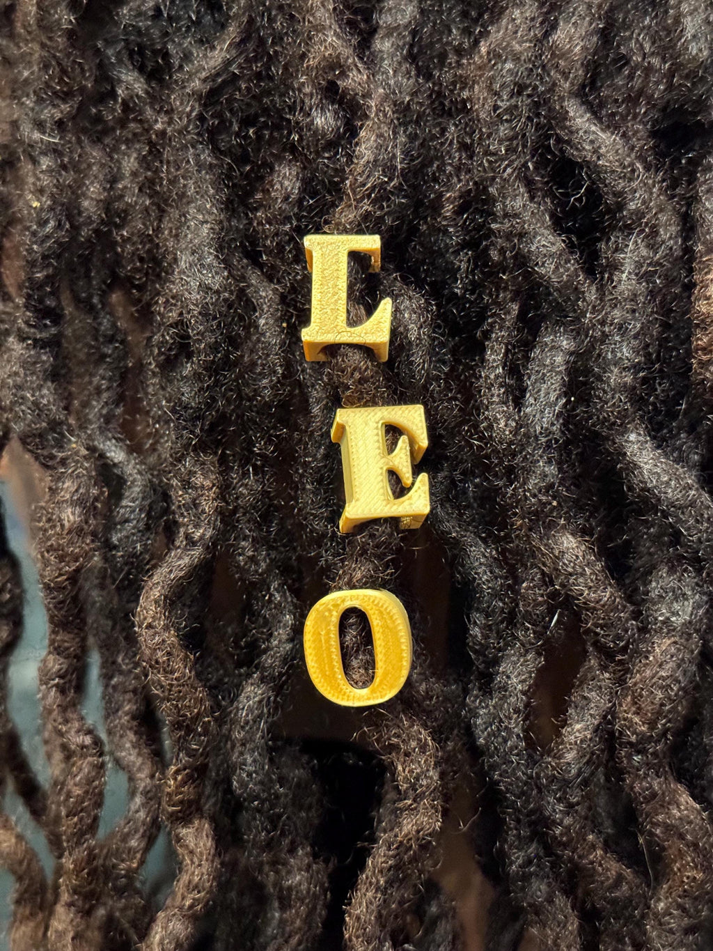 Leo Zodiac Loc Beads