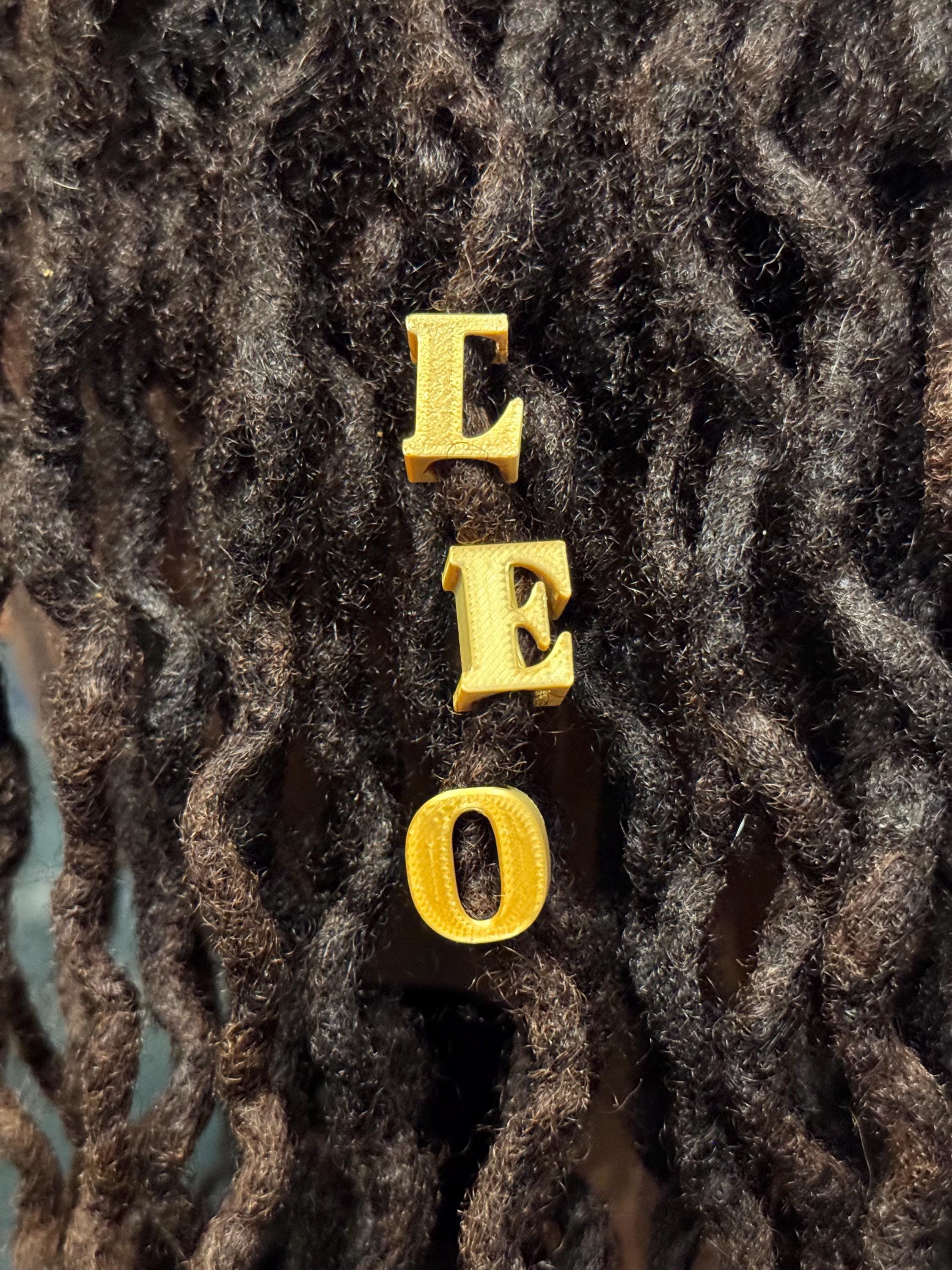 Leo Zodiac Loc Beads