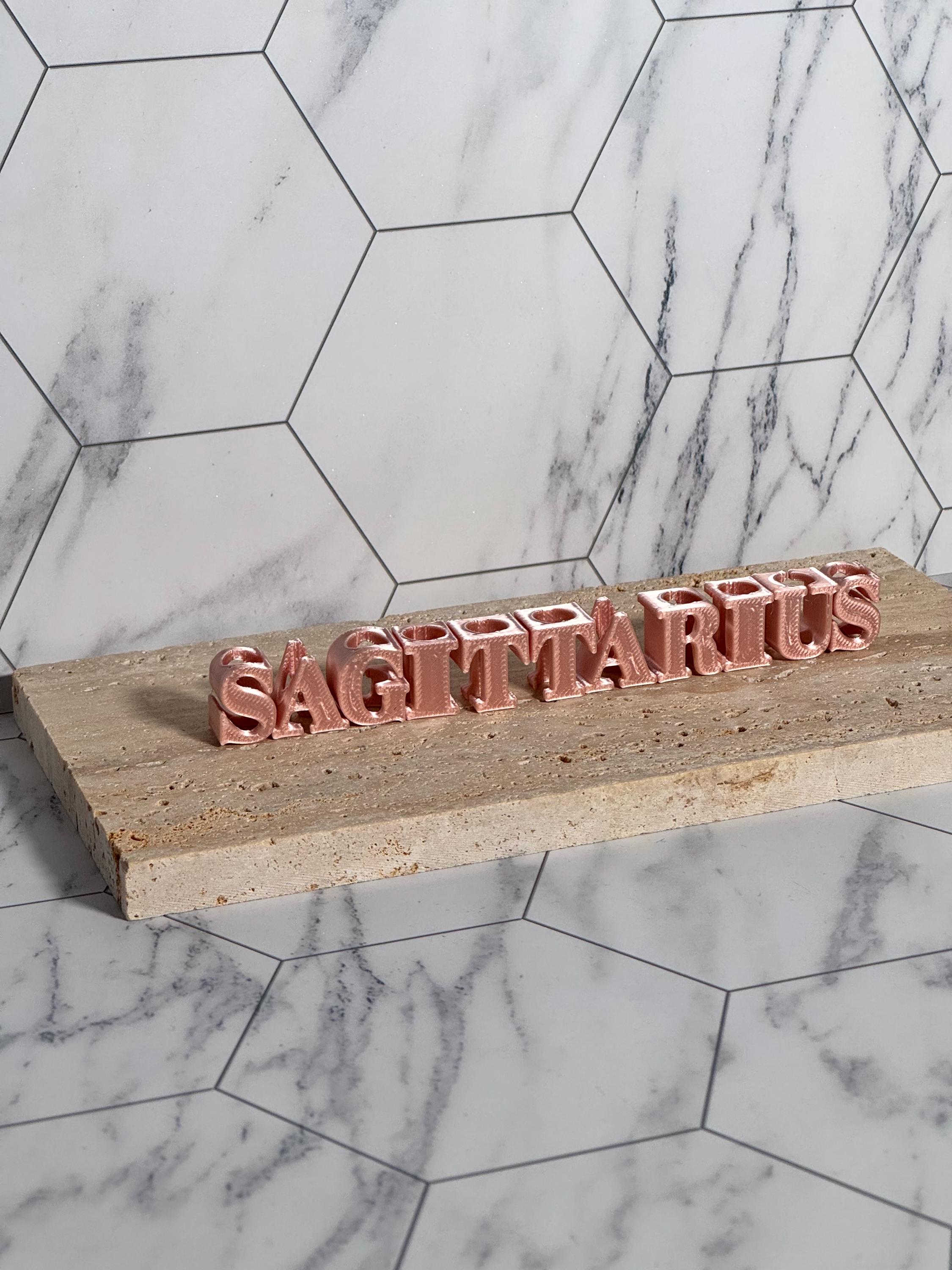Sagittarius Loc Beads
