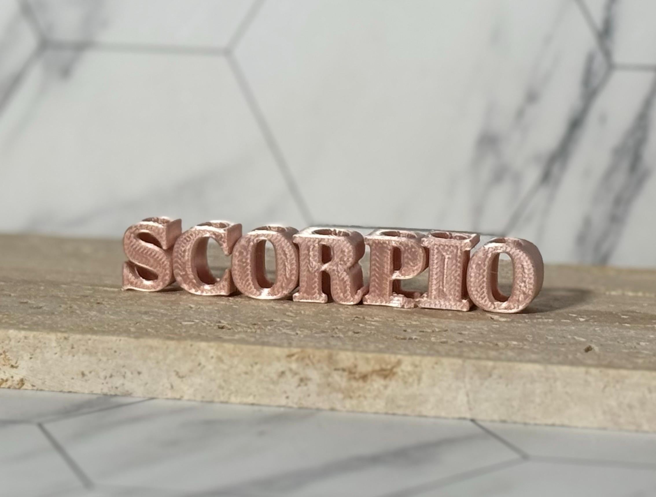 Scorpio Loc Beads