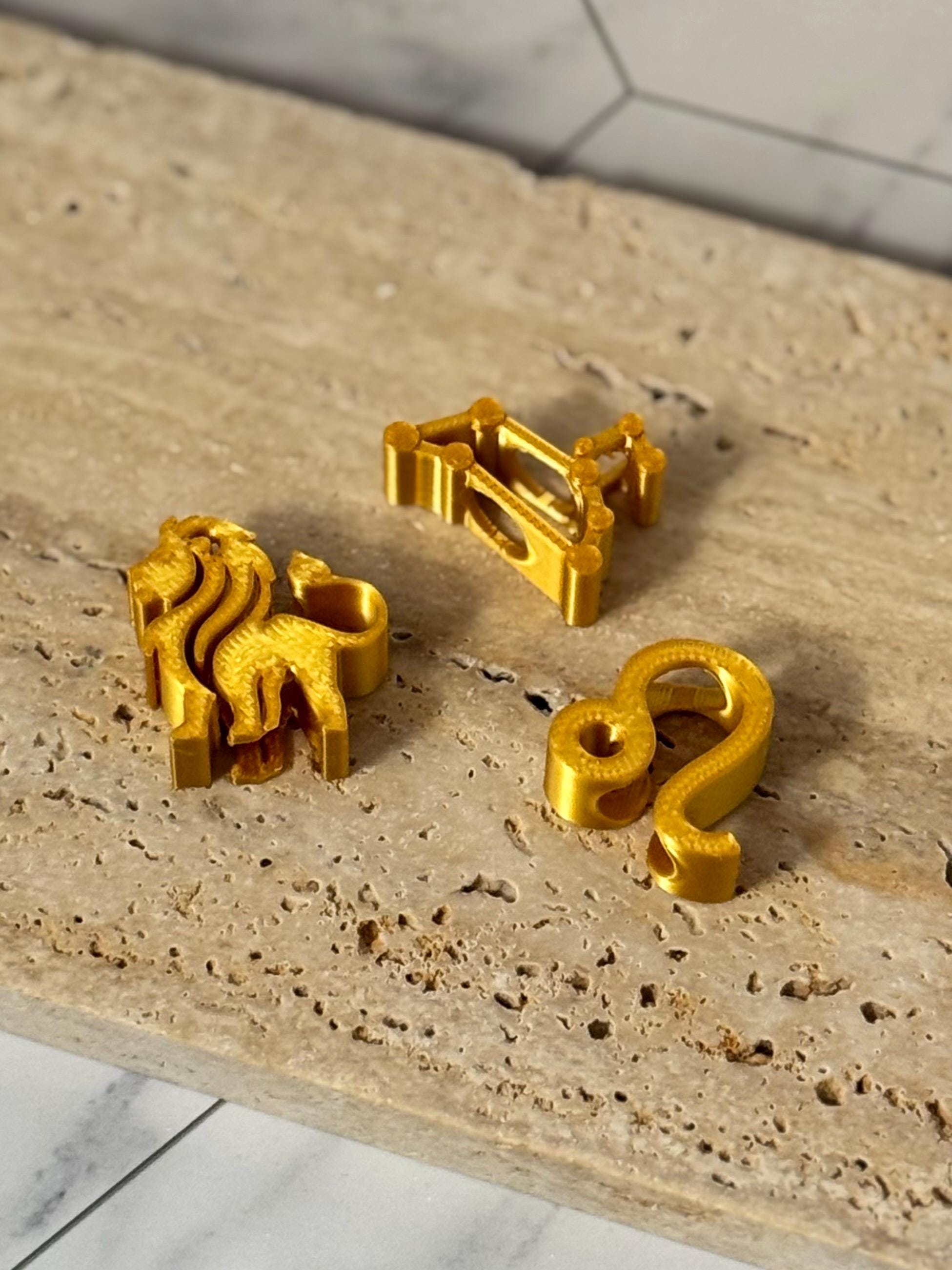 Leo Zodiac Loc Beads