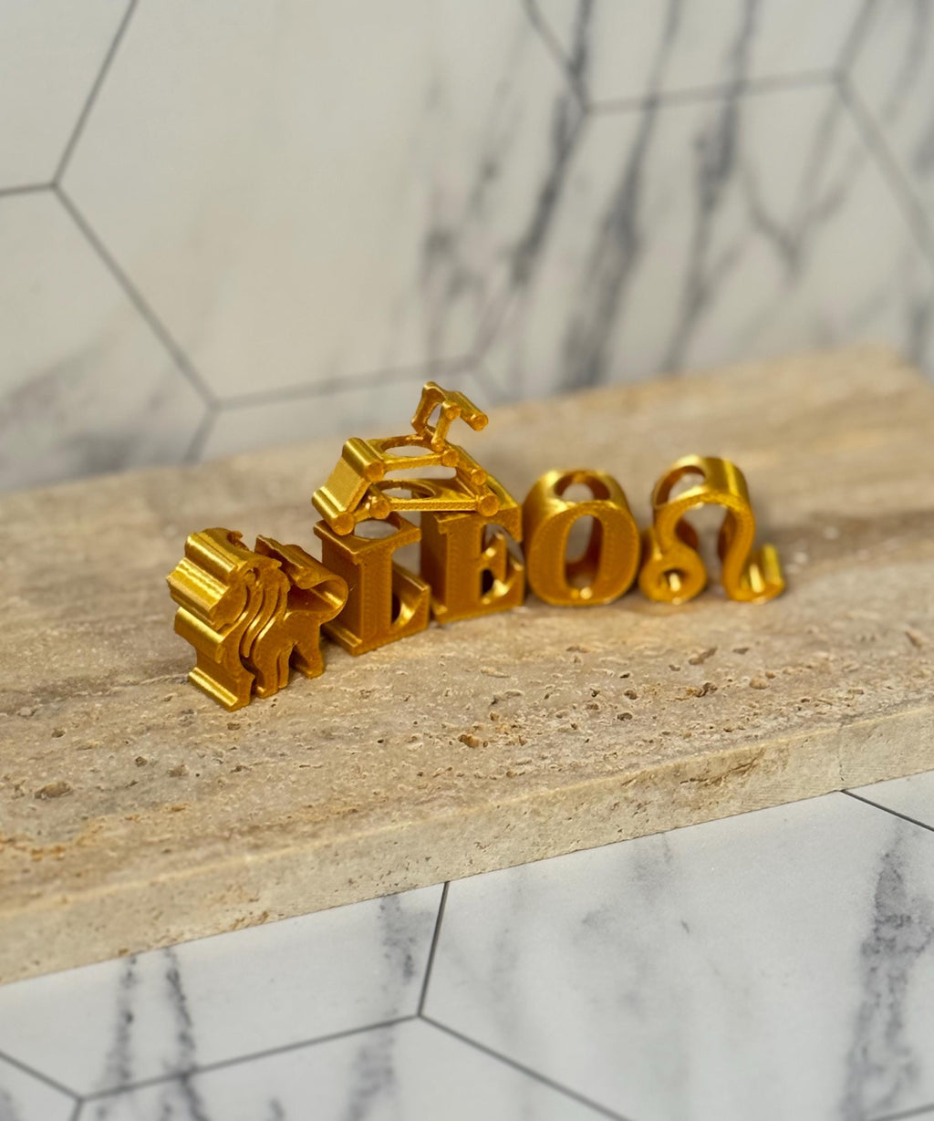 Leo Zodiac Loc Beads