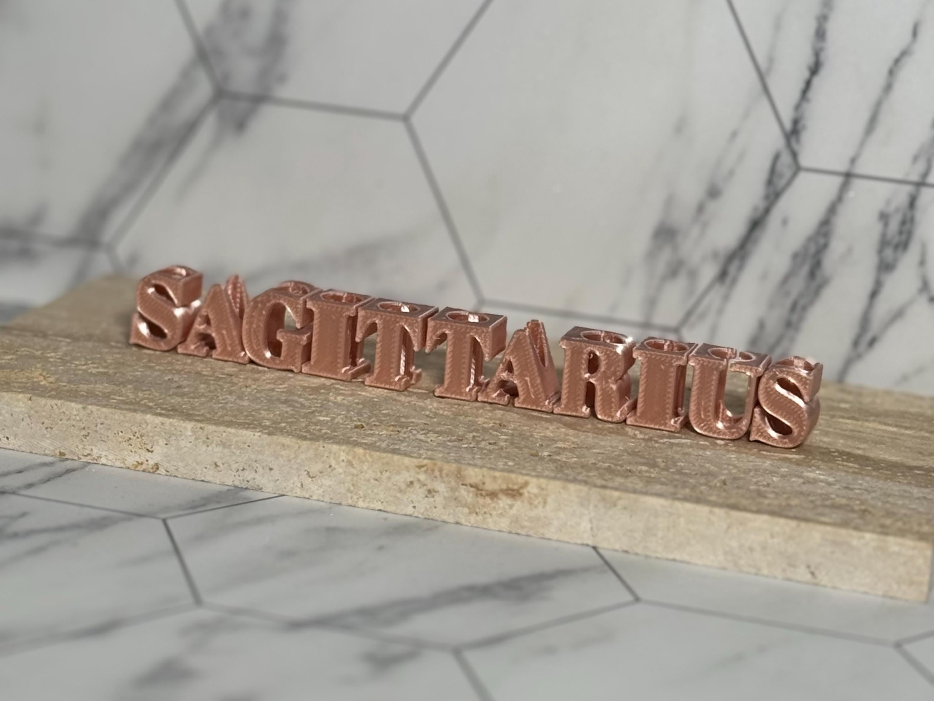 Sagittarius Loc Beads