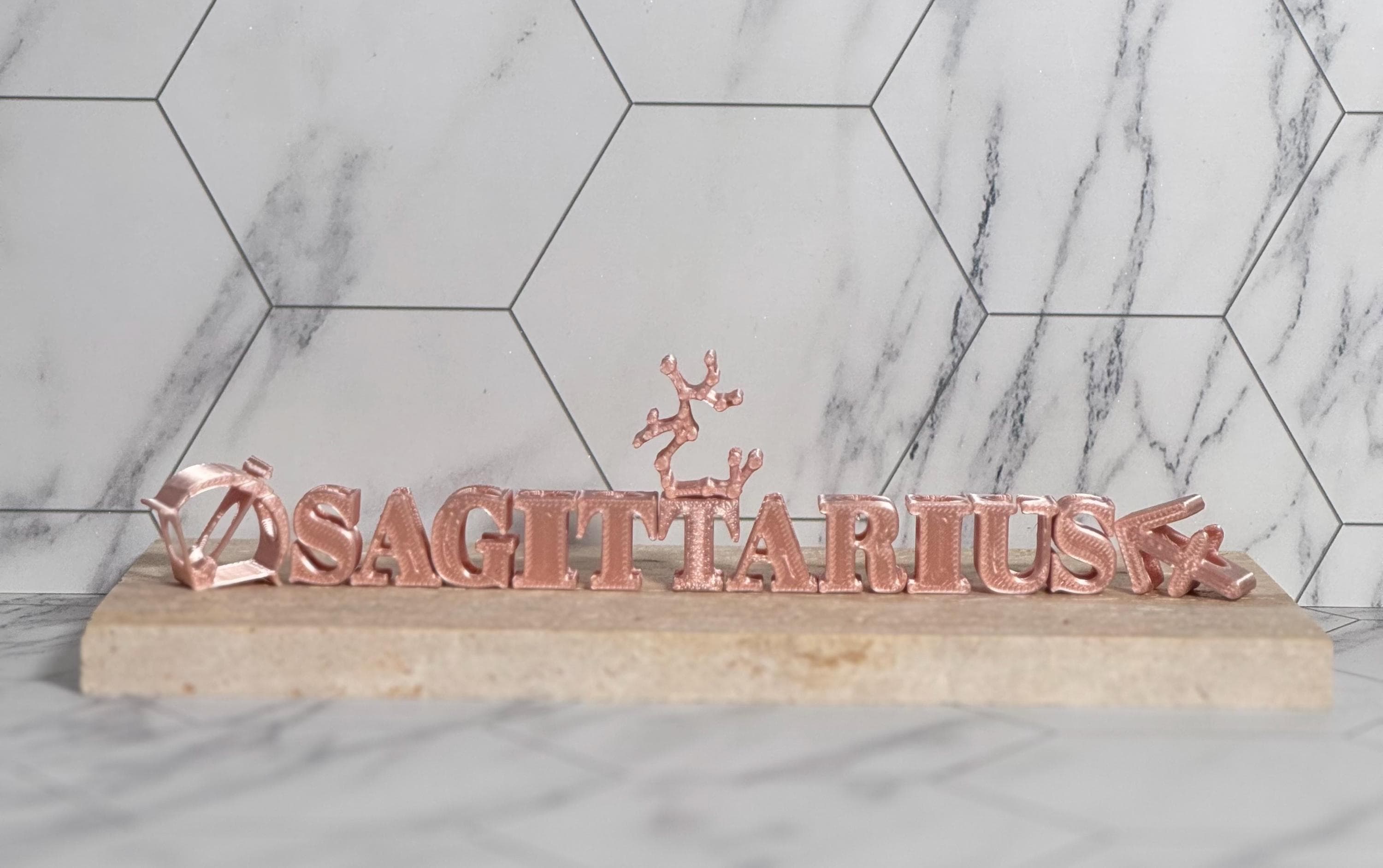 Sagittarius Loc Beads