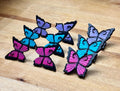 Colorful Butterfly Loc Beads Set of 3
